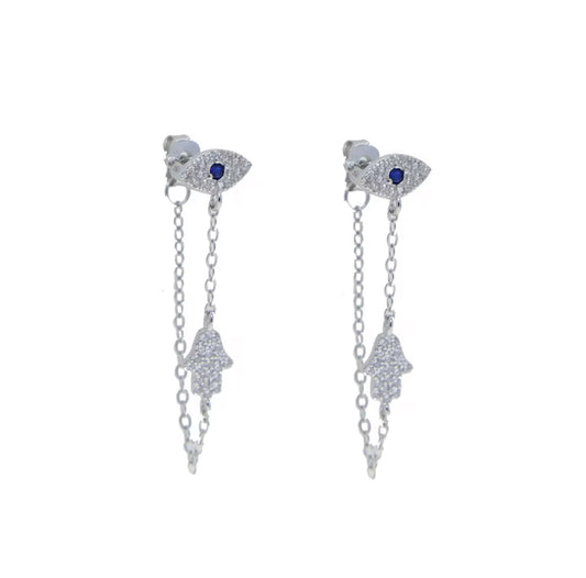 Silver Oyoun Earrings