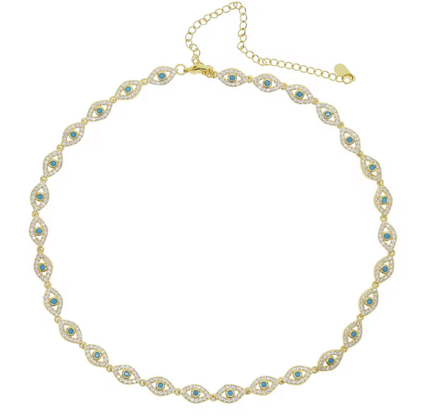 Dazzle Oyoun Necklace